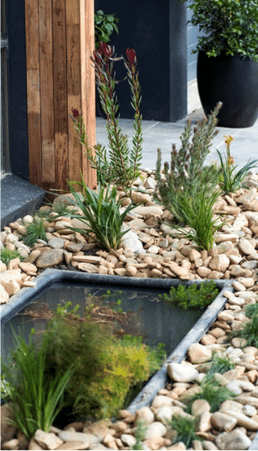 Make the most Beautiful front garden design with garden ponds