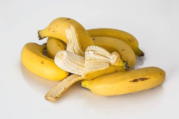 Banana peels for potassium and other trace minerals into the soil